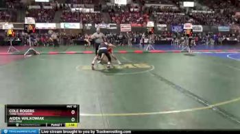 Semifinal - Cole Rogers, Three Forks/Ennis vs Aiden Walkowiak, Red Lodge