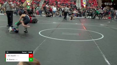 70 lbs Cons. Round 4 - Max Hewitt, Mulvane Wrestling Club vs Adam Downs, CYWC