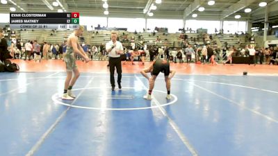 132 lbs Consi Of 32 #1 - Evan Closterman, NJ vs James Matney, KY
