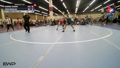 150 lbs Round Of 32 - Gabriel Eckert, 3F Wrestling vs Cruz Morales, NB Elite Wrestling Club