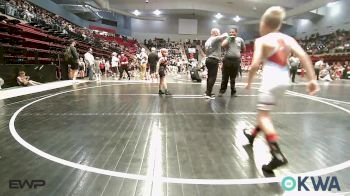 58 lbs Consi Of 8 #2 - River Herron, Collinsville Cardinal Youth Wrestling vs Rowan Runk, Sperry Wrestling Club