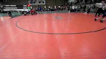 132 lbs Semifinal - Mason Milsaps, College Park vs Vinny Ferrari, Melissa