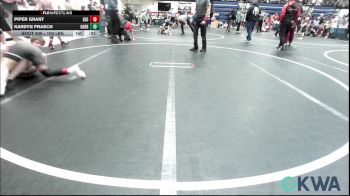 100 lbs Quarterfinal - Piper Grant, SEO Wrestling Club vs Kardyn Prasch, Harrah