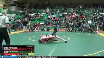 144 lbs Cons. Semi - Andrew Supers, MEDINA vs Cade Petersen, OAK HARBOR