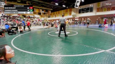 69 lbs Cons. Semi - Jolie Schlaht, Monster Garage vs Cadence Rivera, Chula Vista