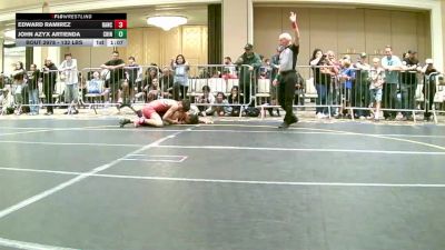 132 lbs Round Of 128 - Edward Ramirez, Rancho Mirage HS vs John Azyx Artienda, Chino Hills WC