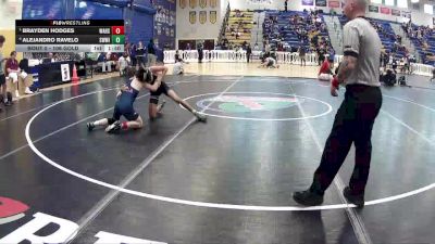 106 Gold Semifinal - Brayden Hodges, Wakulla Hs vs Alejandro Ravelo, Southwest Miami