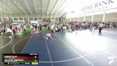 66 lbs Cons. Round 4 - Braxton Anderson, Southern Utah Elite vs August Ellis, Olympus Skyline