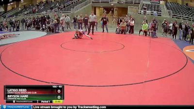 63 lbs 2nd Place Match - Bryson Hare, Lebanon Mat Club vs Latigo Reed, Legacy Elite Wrestling Club