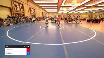 124 lbs Consi Of 8 #2 - Cami Bird, Nj vs Godie Hart, Pa