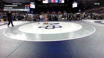 132 lbs Champ. Rd Of 128 - Caleb Schaefer, IN vs Colin Kuhn, MI