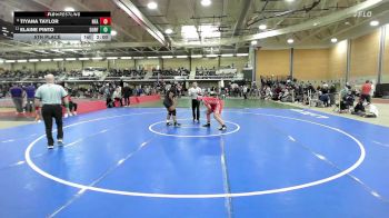 235 lbs 5th Place - Tiyana Taylor, Norwich Free Academy vs Elaine Pinto, Durfee