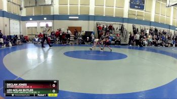 54 lbs Placement - Leo Nolan Butler, Indian Creek Wrestling Club (M) vs Declan Jones, Quaker Wrestling Club