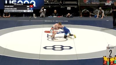 45 Finals kg Champ. Round 2 - Rylen Wax, Beast Mode Wrestling vs Cyrus Millage, Sebolt Wrestling Academy