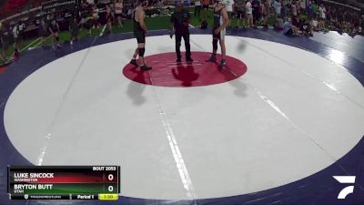 171 lbs Round 2 - Luke Sincock, Washington vs Bryton Butt, Utah