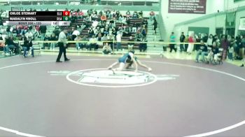 125 lbs 5th Place Match - Chloe Stewart, Ellensburg (Girls) vs Madalyn Knoll, Selah (Girls)