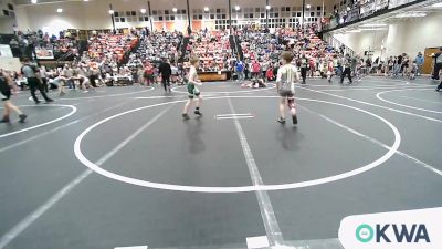 70 lbs Round Of 16 - Tracker Smith, Salina Wrestling Club vs Hunter Gipson, Brushy Wrestling Club