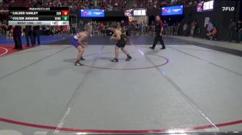 127 lbs Cons. Round 2 - Colter Arnson, Spartan Youth Wrestling Club vs Calder Hanley, Summit Wrestling Club