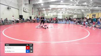 80 lbs Semifinal - Junior Perez, Team Gotcha vs Neil Kirby, South Hills Wrestling Academy