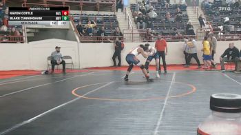 160_B lbs 5th Place - Kavon Cottle, Hazleton vs Blake Cunningham, Mifflin County