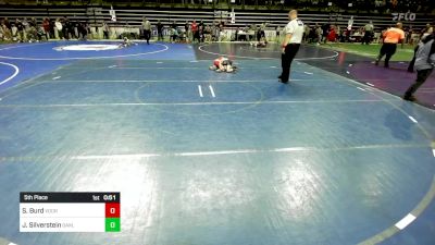 50 lbs 5th Place - Sebastian Burd, Voorhees vs Jake Silverstein, Oakland