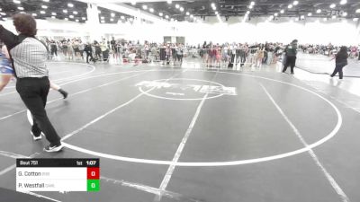 Rr Rnd 2 - Gianna Cotton, 209 Wrestling vs Phoebe Westfall, Carlsbad Combat WC