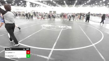 Rr Rnd 2 - Gianna Cotton, 209 Wrestling vs Phoebe Westfall, Carlsbad Combat WC