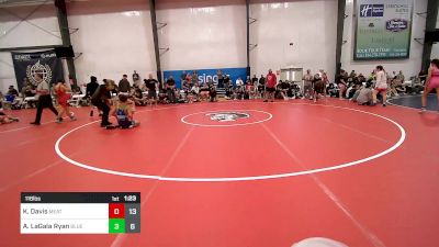 116 lbs Quarterfinal - Kael Davis, Meatballs vs Anthony LaGala Ryan, Blue Wave Barn