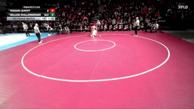 5A 113 lbs 1st Place Match - Taegan Leavitt, Spanish Fork vs William Shallenberger, Wasatch