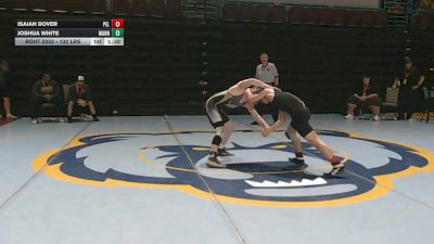 132 lbs Consi Of 8 #2 - Isaiah Dover, Pelion vs Joshua White, Manning