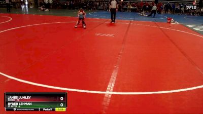 60 lbs Semis & 1st Wrestleback (8 Team) - Ryder Lehman, St. Peter vs James Lumley, Rocori