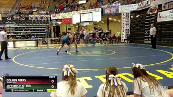 215 lbs Semifinal - Jefferson Otter, Norton Community vs Colsen Perry, Oskaloosa