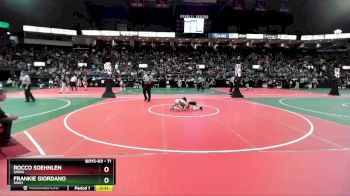 71 lbs Cons. Round 3 - Frankie Giordano, SRW3 vs Rocco Soehnlen, GWRA