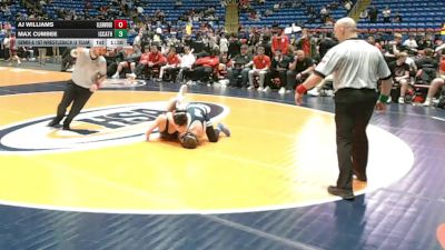 132 lbs Semis & 1st Wrestleback (8 Team) - Aj Williams, Chatham (Glenwood) vs Max Cumbee, Elmhurst (IC Catholic)