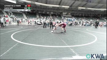 90 lbs 3rd Place - Alfonso De La Fuente, Clinton Youth Wrestling vs Cadyn Tate, Bridge Creek Youth Wrestling