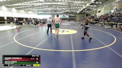 184 lbs Cons. Semi - Bryce Smith, Oswego State vs Xavier Pommells, Ithaca