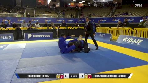 Eduardo Cancela Cruz vs Lorenzo Do Nascimento Tarouco 2026 Pan Jiu Jitsu IBJJF Championship