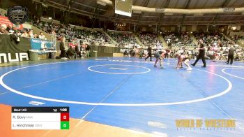 130 lbs Semifinal - Ryker Bovy, Moen Wrestling Academy vs Lincoln Hinchman, Contender Wrestling Academy