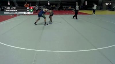 150 lbs Quarterfinal - Kent Limanen, Dassel-Cokato-Litchfield vs Hugo Lopez, WML (Windom/Mountain Lake)
