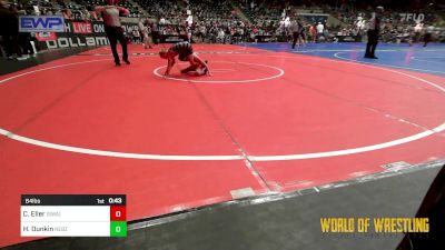 64 lbs Consi Of 16 #2 - Cullen Eller, Sanderson Wrestling Academy vs Haze Dunkin, Nebraska Boyz