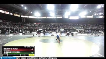 98 lbs Cons. Round 2 - Cameron Edwards, La Pine vs Dezmond Burch, Centennial