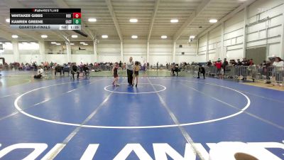 66 lbs Quarterfinal - Whitaker Gibbs, Red Roots WC vs Kamren Greene, East Hartford
