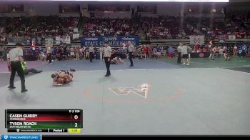 D 2 126 lbs Quarterfinal - Tyson Roach, Sam Houston Hs vs Casen Guidry, Terrebonne