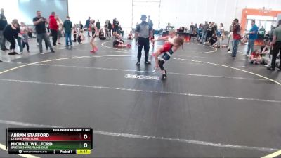 60 lbs 2nd Place Match - Michael Willford, Grizzlies Wrestling Club vs Abram Stafford, LA Elite Wrestling