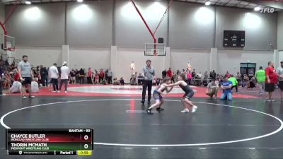 90 lbs Quarterfinal - Thorin McMath, Piedmont Wrestling Club vs Chayce Butler, Ironclad Wrestling Club