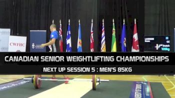 Men's 85kg, CA Weightlifting Champ, FloElite