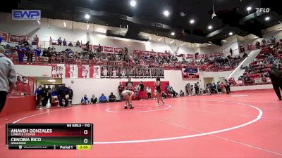 110 lbs Champ. Round 1 - Cenobia Rico, ANADARKO vs Anaveh Gonzales, Lubbock Cooper