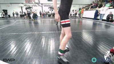 73 lbs Rr Rnd 3 - Kenzie Lemings, Eufaula Ironheads Wrestling Club vs Kayson Cook, Verdigris Youth Wrestling