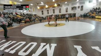 285 lbs 3rd Place Match - ROLAND BURTON, Wyoming Indian vs Alexander Walker, Rocky Mountain