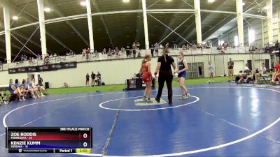 102 lbs Placement Matches (8 Team) - Zoe Roddis, Minnesota vs Kenzie Kumm, Virginia